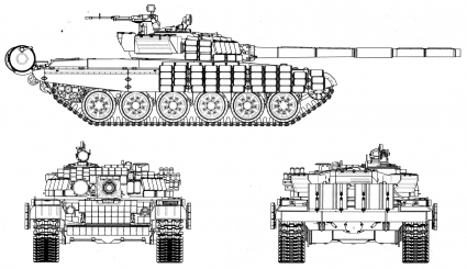 Т-72坦克结构图