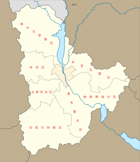 基辅州行政区划