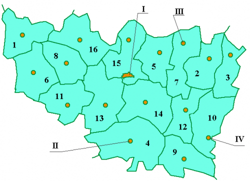 弗拉基米尔州行政区划