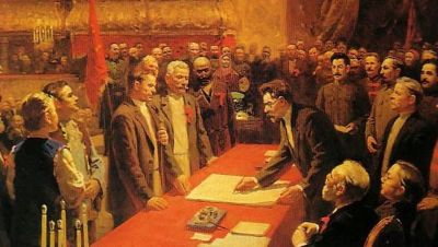 《苏联成立条约的签署》（斯捷潘·杜德尼克 作）