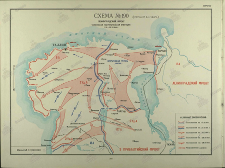 1944年塔林战役地图