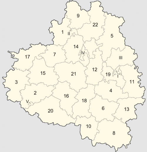 图拉州行政区划