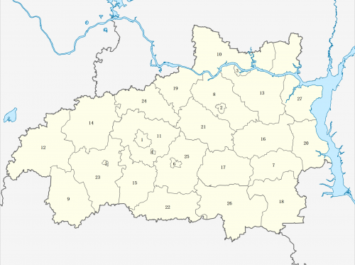 伊万诺沃州行政区划