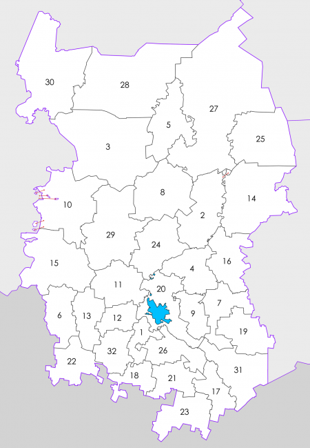 鄂木斯克州行政区划