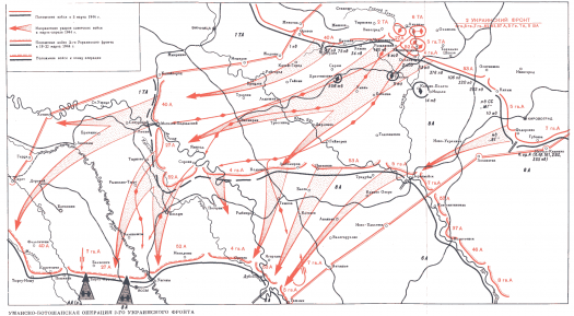 乌曼—博托沙尼战役地图